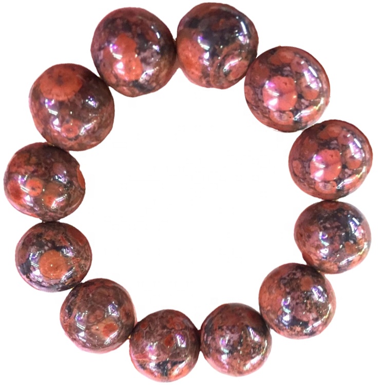 Genuine Gemstone Ocean Jasper Beads Gelang Hot-Sale 21