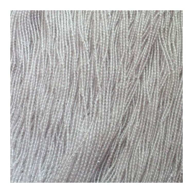 Природни бели јасни кристали кварц монистра круг скапоцен камен лабава монистра големо цистални кварц насоки 7