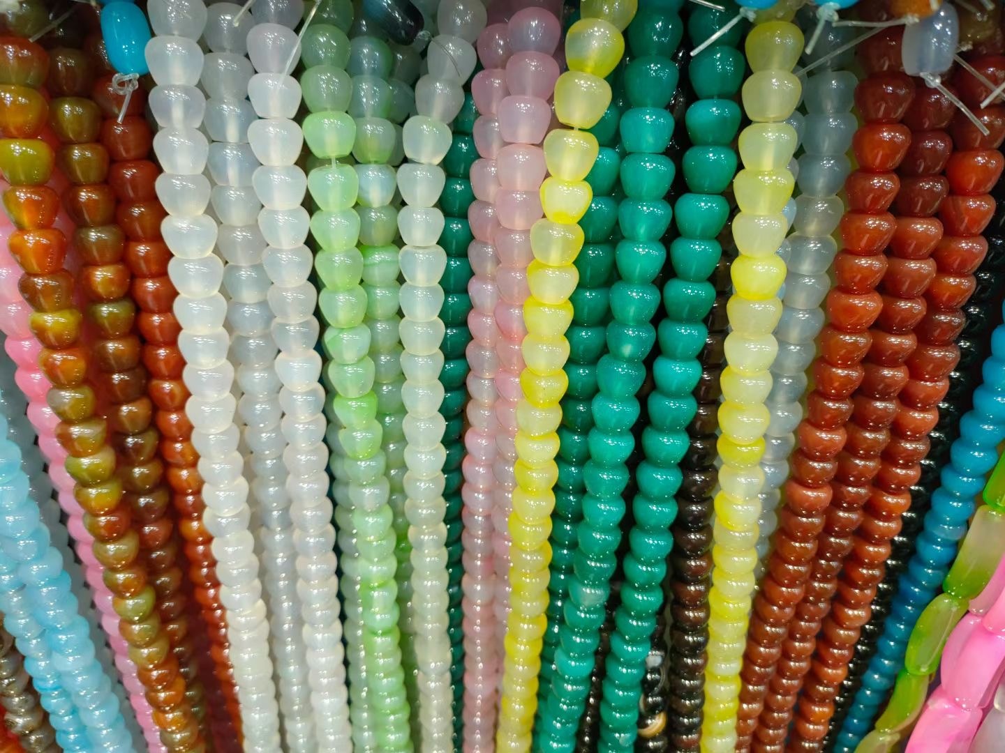 Natural Agate Gemstone Loose Beads 6mm 8mm 10mm Smooth Faceted Shape Beads 33