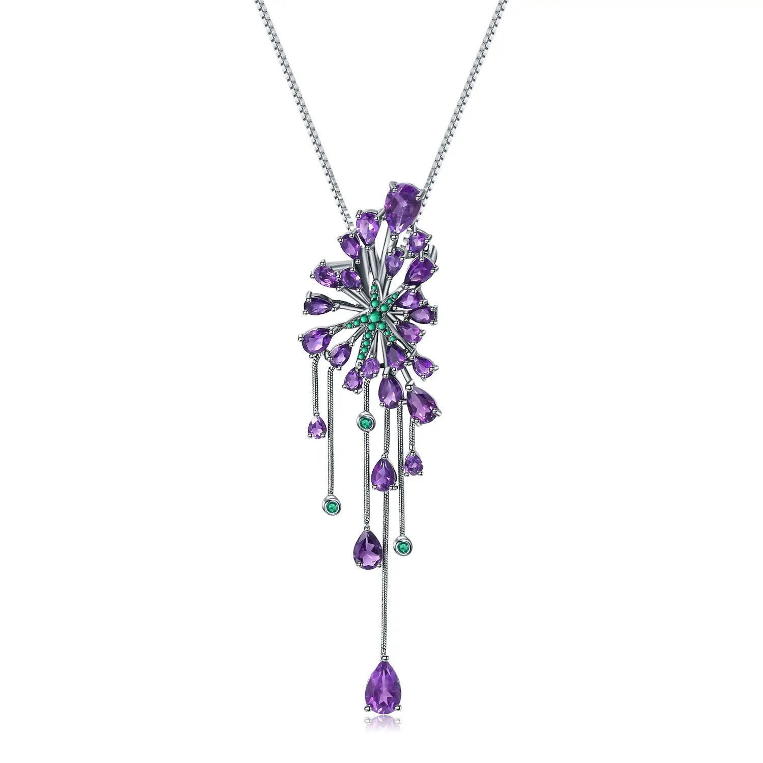beautiful natural gemstone pendants supplier for jewelry store 1