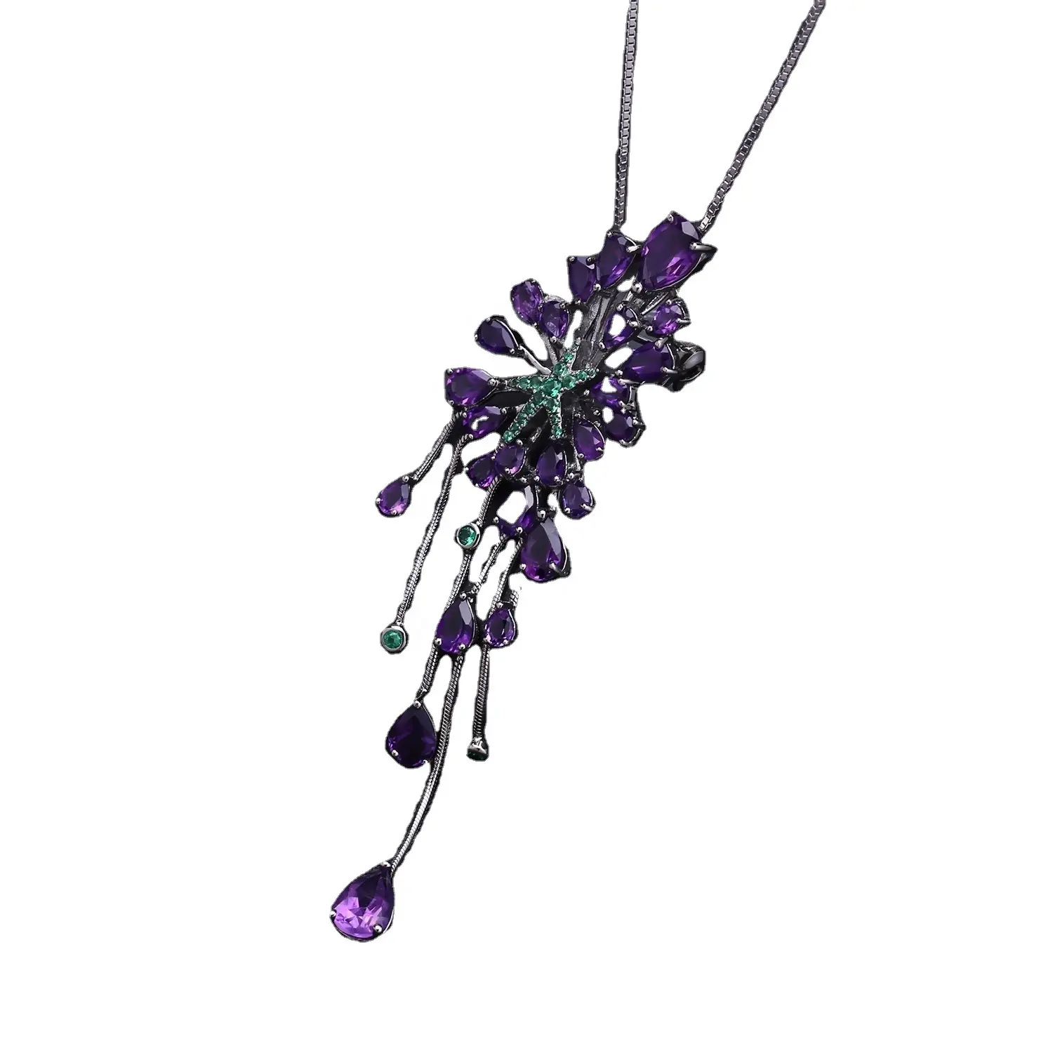 beautiful natural gemstone pendants supplier for jewelry store 2