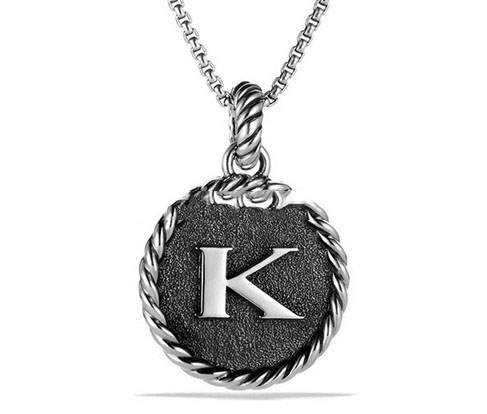 18k রিয়েল সোনা ধাতুপট্টাবৃত টাইটানিয়াম ইস্পাত প্রাথমিক দুল নেকলেস রাউন্ড সাজসজ্জা সীমানা কালো গুট্টা চিঠি চক্কার 11