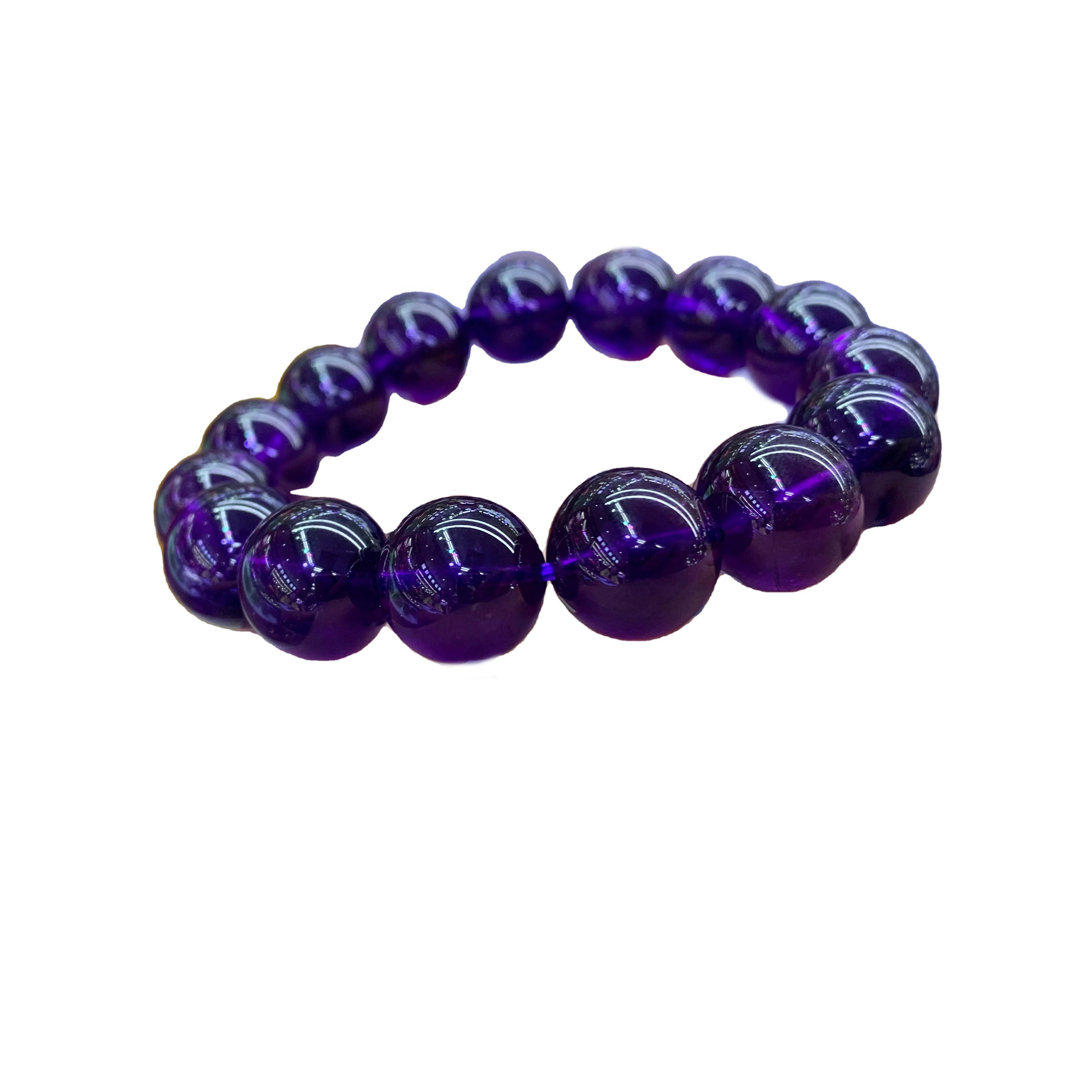 Aksesoris pabrik pabrik amethyst Crystal permata manik 7