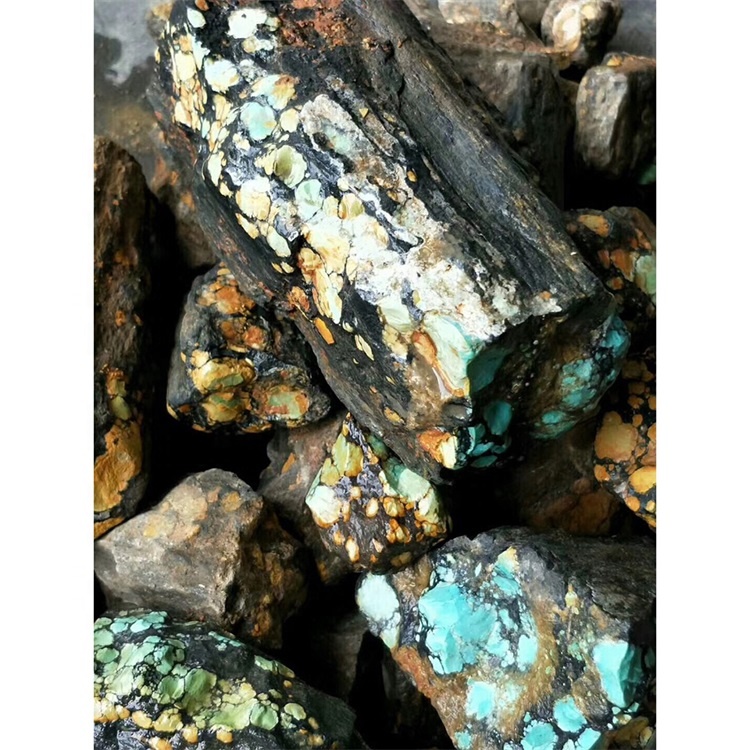 Turquoise rowwe maak groothandel minerale edelstene turkoois rowwe 7