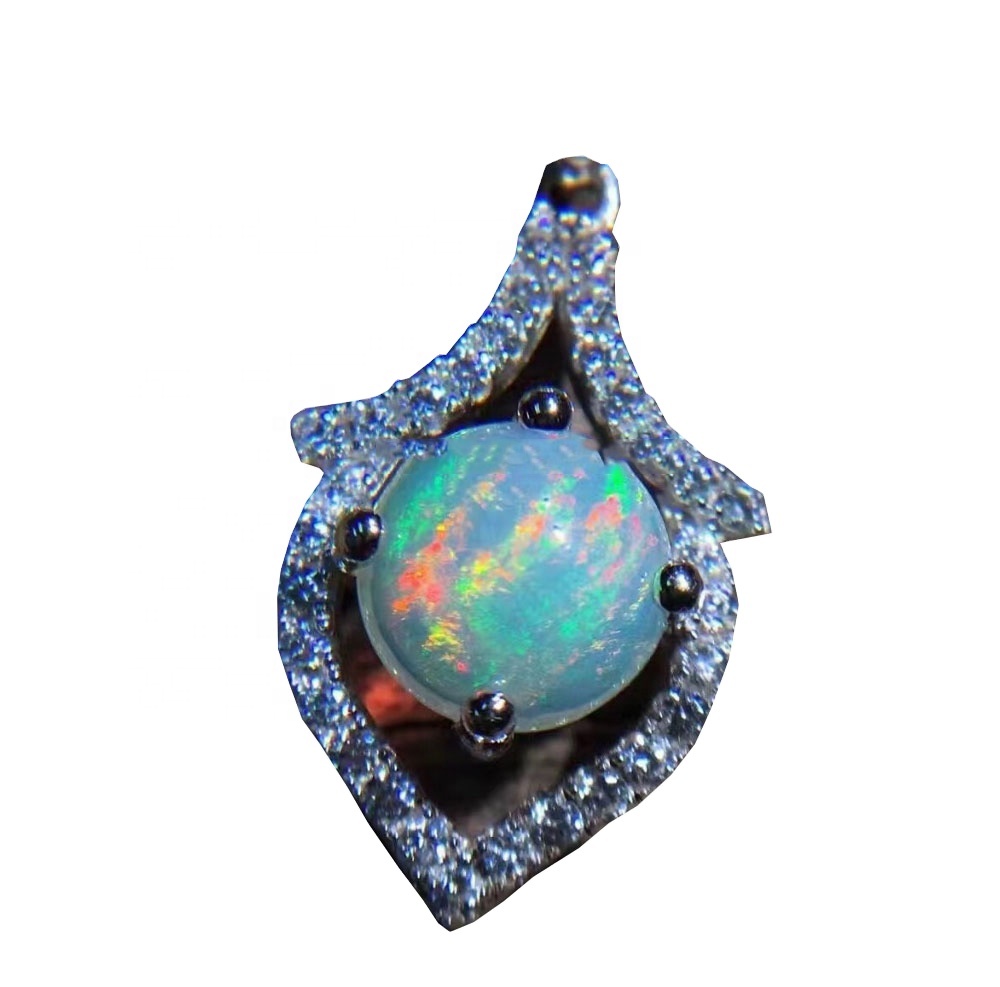 প্রাকৃতিক ওপল দুল সোনার গয়না 18