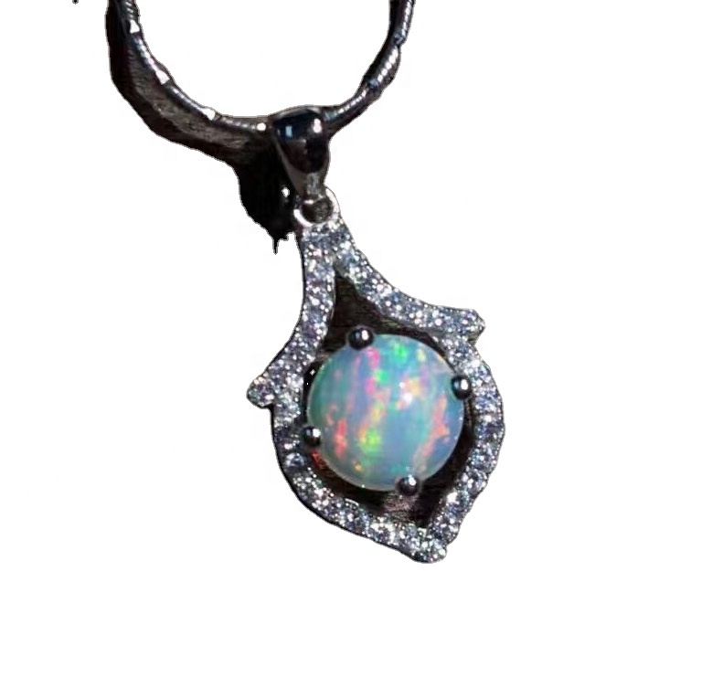 প্রাকৃতিক ওপল দুল সোনার গয়না 22