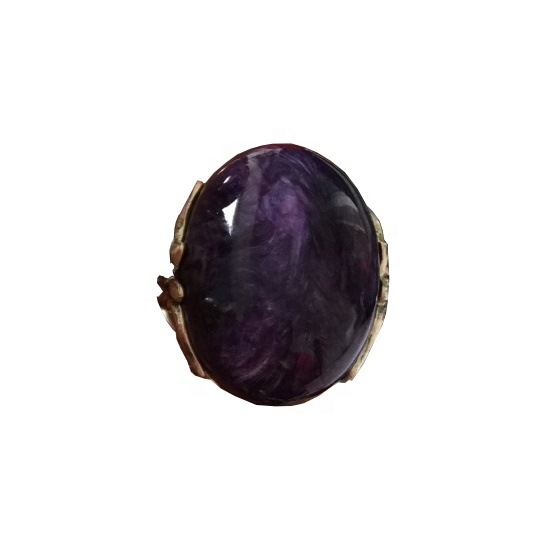 Charoite 925 Sterling Silver Ring / Silver Jewelry Producent / Hurt 7