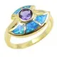 ZH Gems beautiful real turquoise rings business for jewelry industry 1