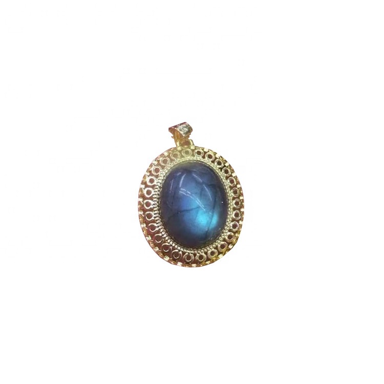 Aur Solid Oval Labradorite Naturiol Labradorite Pendant Handmade Jewelry Pendant 9