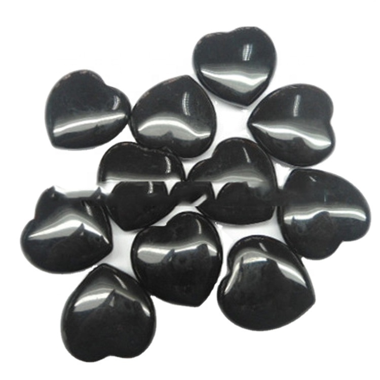 Partihandel Högkvalitativa Smycken Svart Hjärta Onyx Pendants Från Kina 7