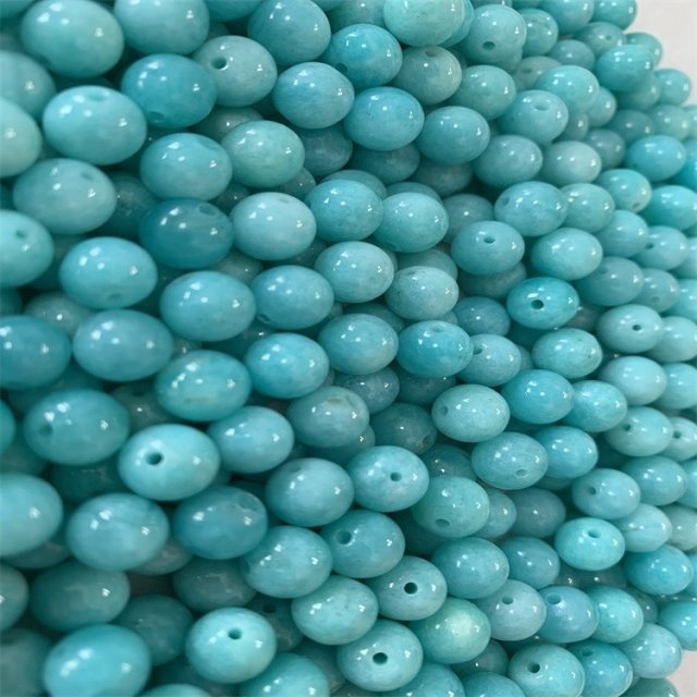 Amazonita Natural Amazonita Beads redondas Amazon Beads Wholesale Supply 32