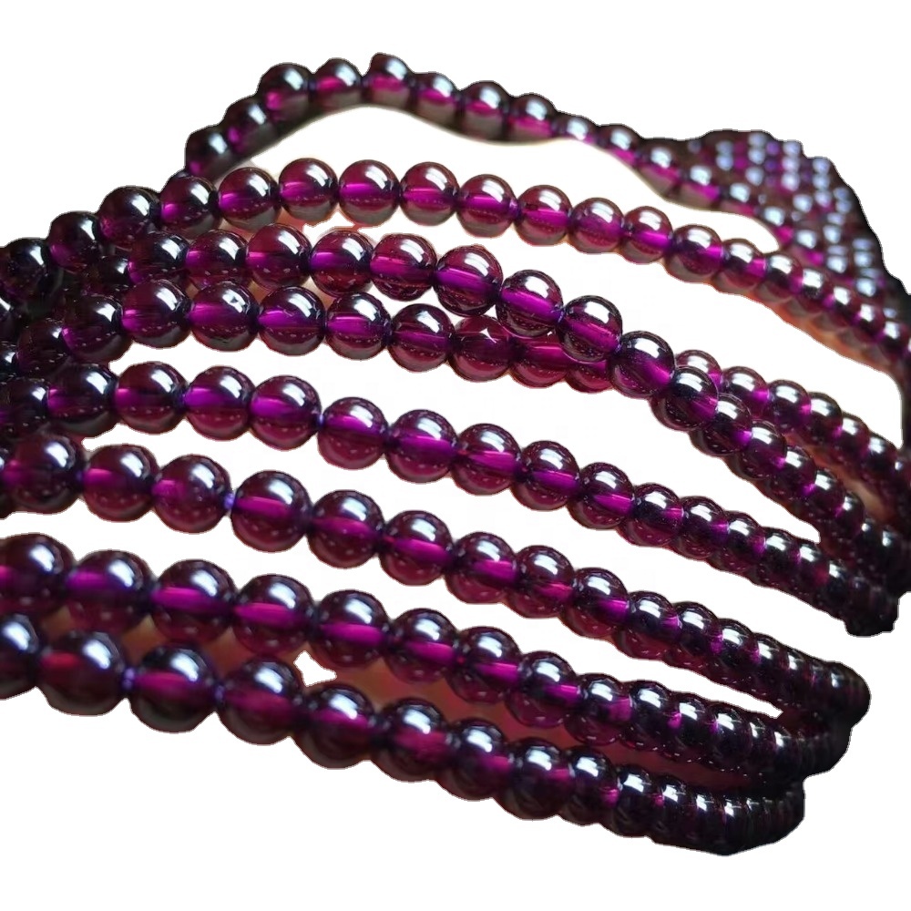 گول جامني قدرتي گارنٽ موتي هموار گول ٺھيل ھول سيل 30