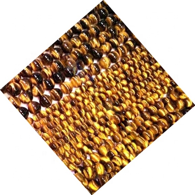 پيلو ٽائگر اکين جا موتي جا وڏا درجا قدرتي گداني گاديون 6 ايم ايم 10 ايم ايم 10 ملي ايم 10 ملي ايم 33