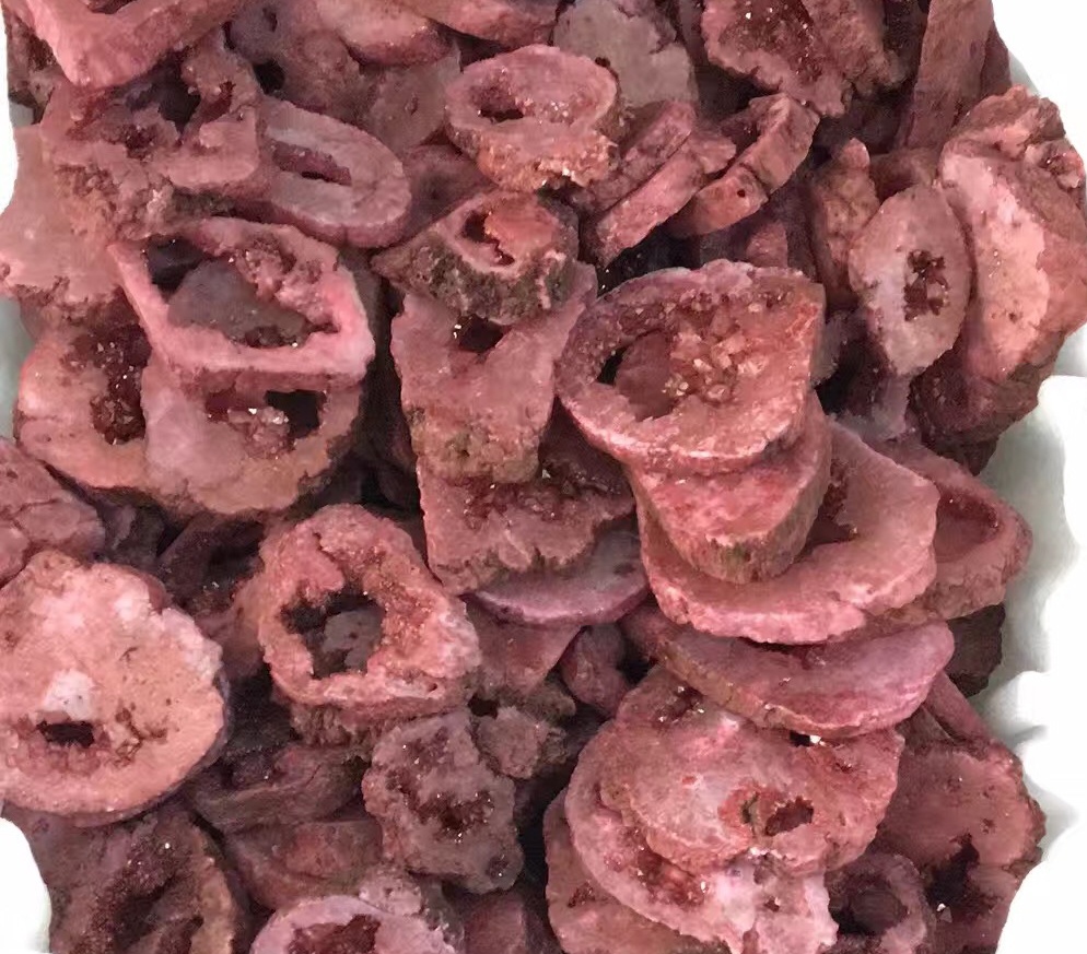 瑪瑙德魯佐凸輪機。 Onyx Druzy瑪瑙凸德3A天然瑪瑙德魯佐寶石 34