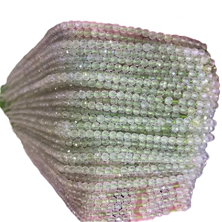 Faseted Flourite Beads Natuurlike hoë kwaliteit fluoriet ronde krale 35