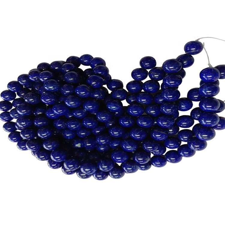 Coirníní gorm Lapis Lapis Lapis Beads Fuinnimh Gemstone Gemstone Coirníní scaoilte do dhéanamh jewelry DIY 9