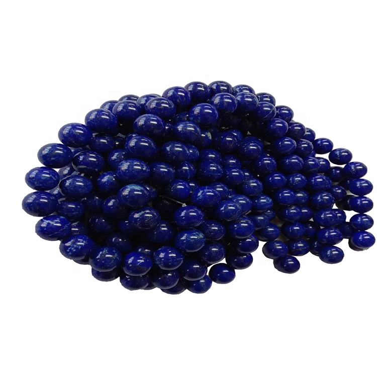 Coirníní gorm Lapis Lapis Lapis Beads Fuinnimh Gemstone Gemstone Coirníní scaoilte do dhéanamh jewelry DIY 11