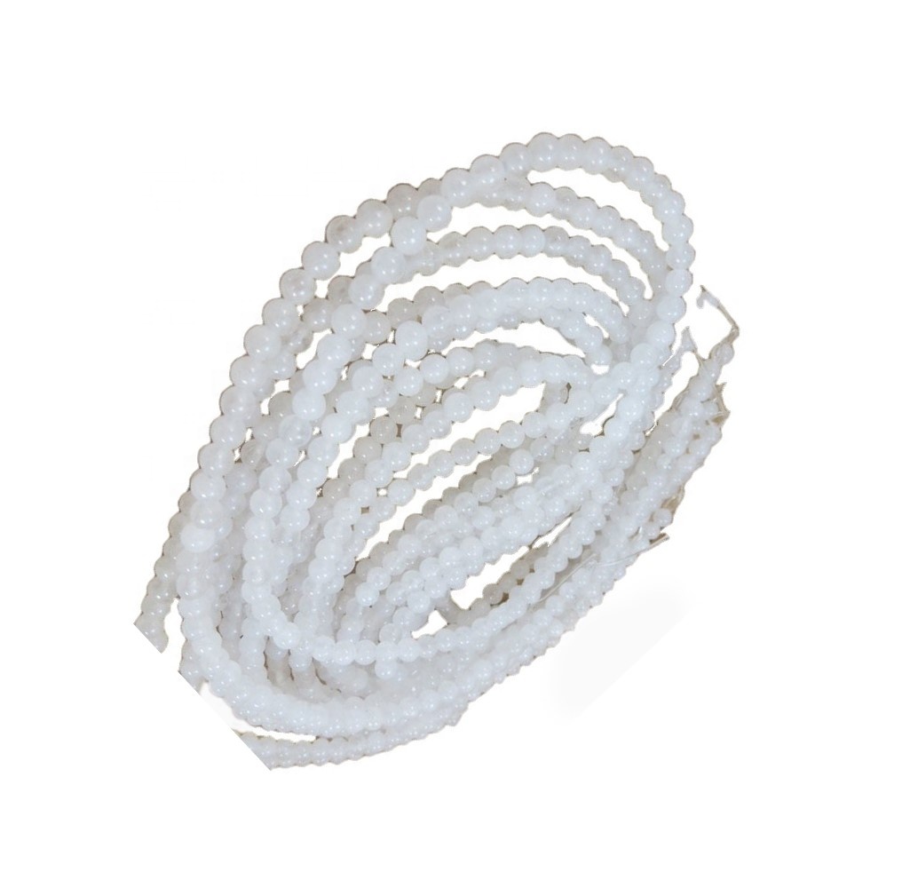 Perlas de cuarzo de nieve perlas blancas naturales de cuarzo de nieve 30