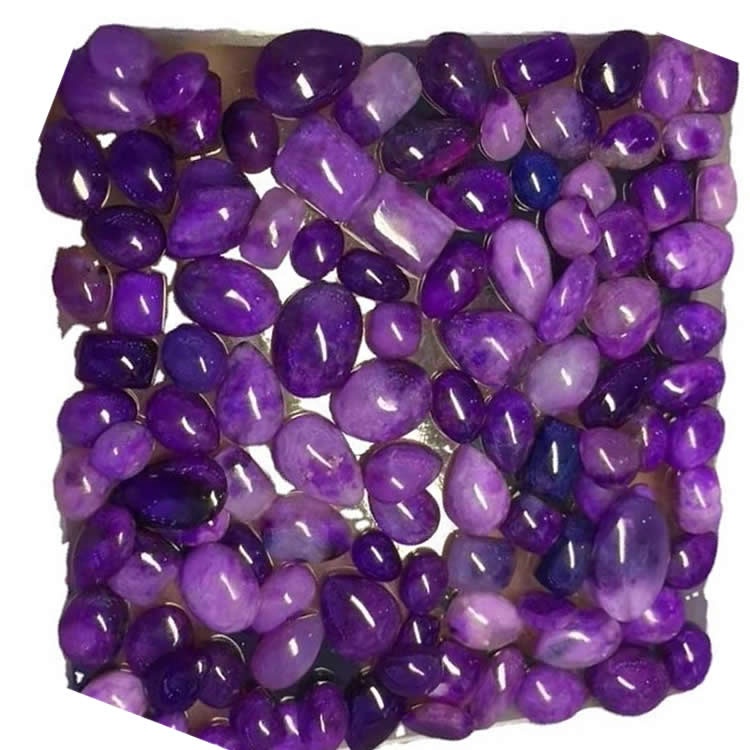 Sugilite Cabochon Oval loyo Bentuk Gemstone Oval kanggo Perhiasan Nggawe Gempa Sugilite Rusia 30