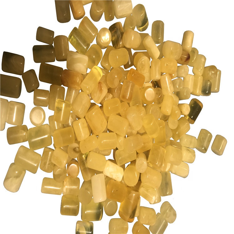 Gleiniau Tiwb Melyn Ambr Naturiol Amber Naturiol Gemstone rhydd i wneud gemwaith 11