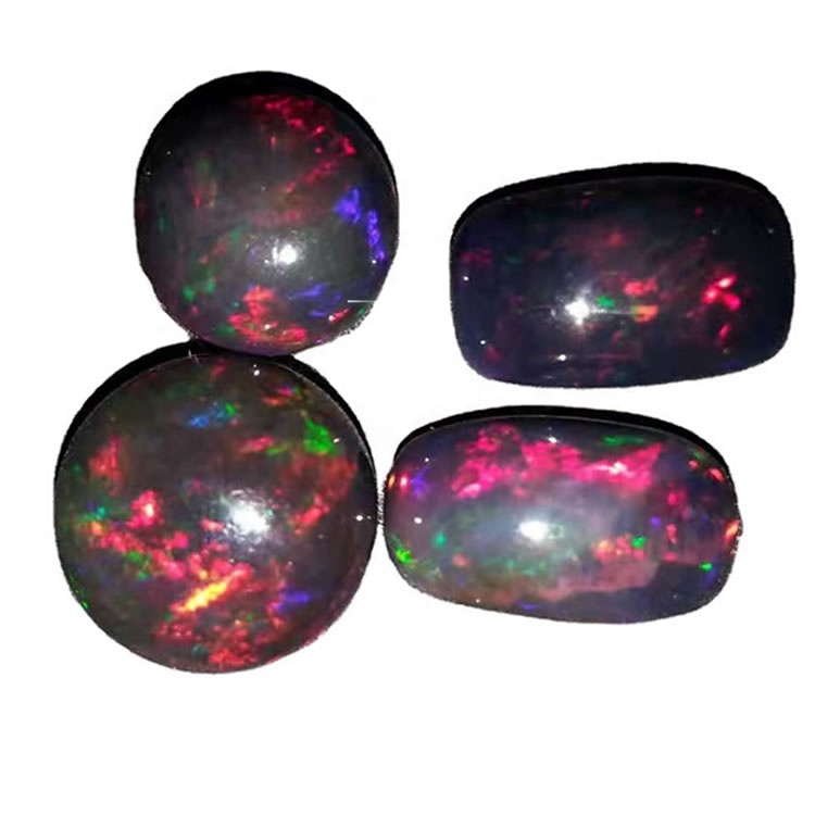 قدرتی اوول جواہرات پتھر سفید اوپن بلک 34