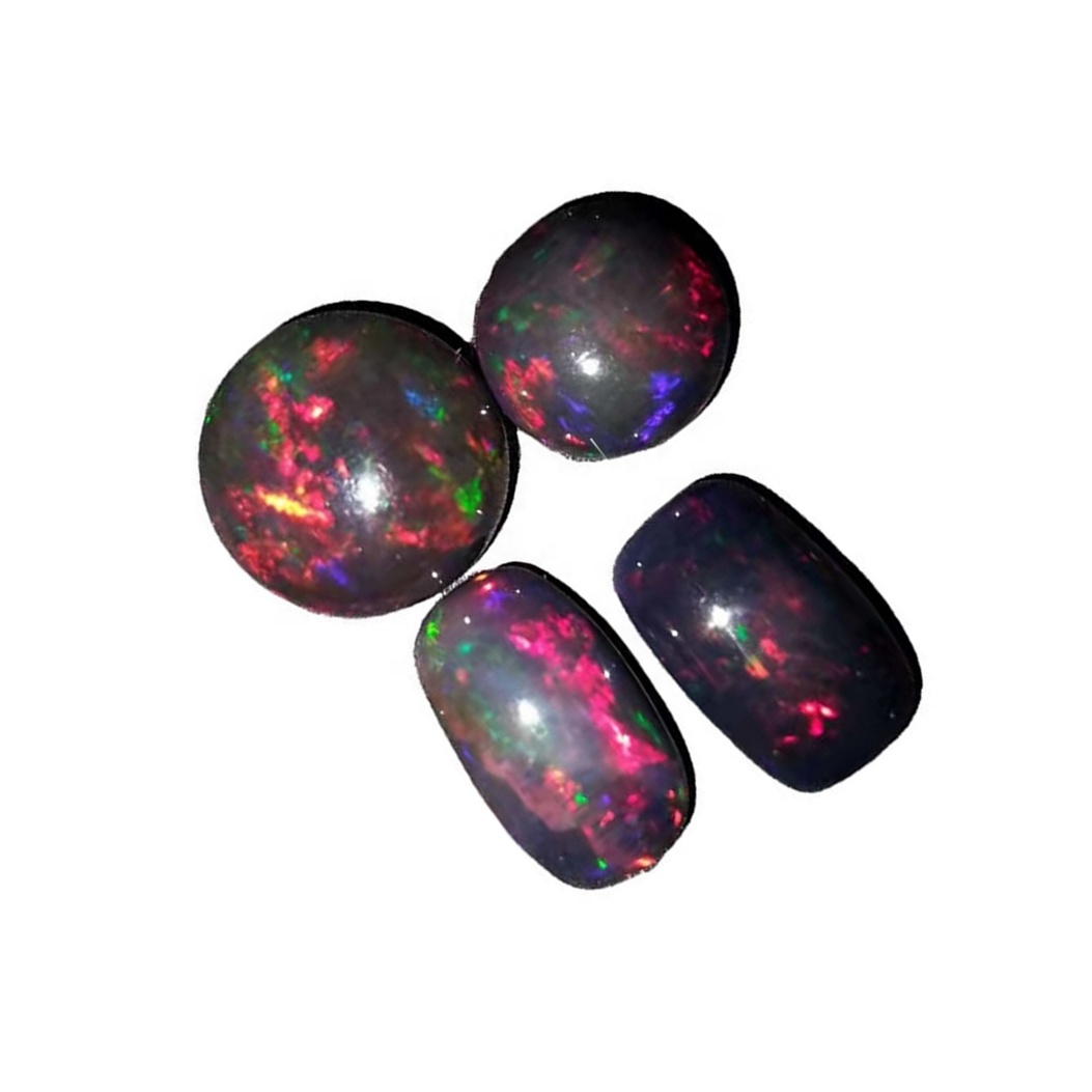 قدرتی اوول جواہرات پتھر سفید اوپن بلک 36