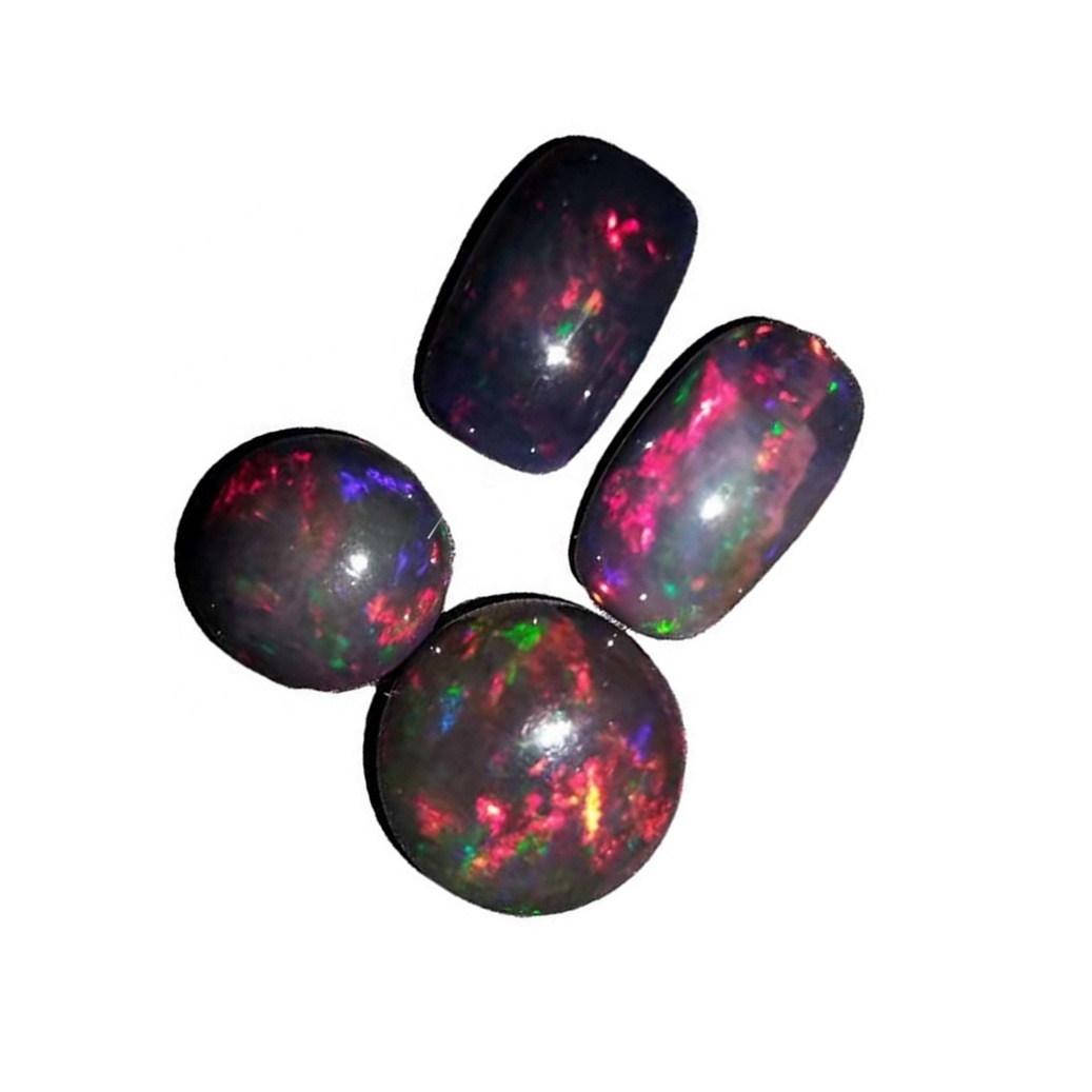 قدرتی اوول جواہرات پتھر سفید اوپن بلک 38