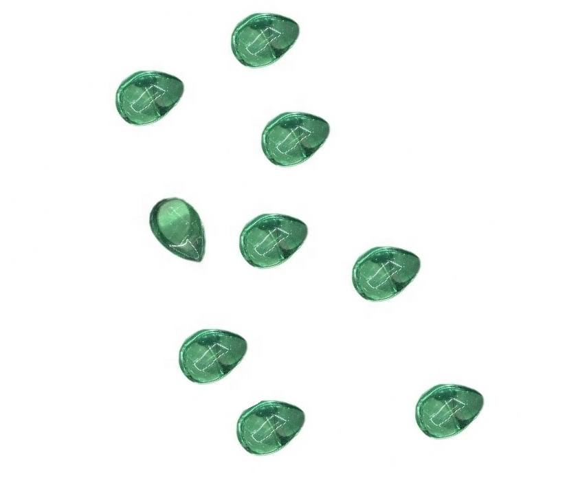 Fluorit Cabochon Pearstones Naravna fluoritna hruška oblika Cabochon 7