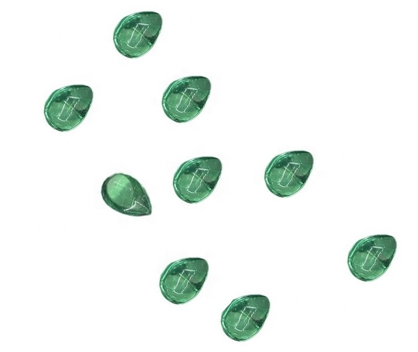 Fluorit Cabochon Pearstones Naravna fluoritna hruška oblika Cabochon 9