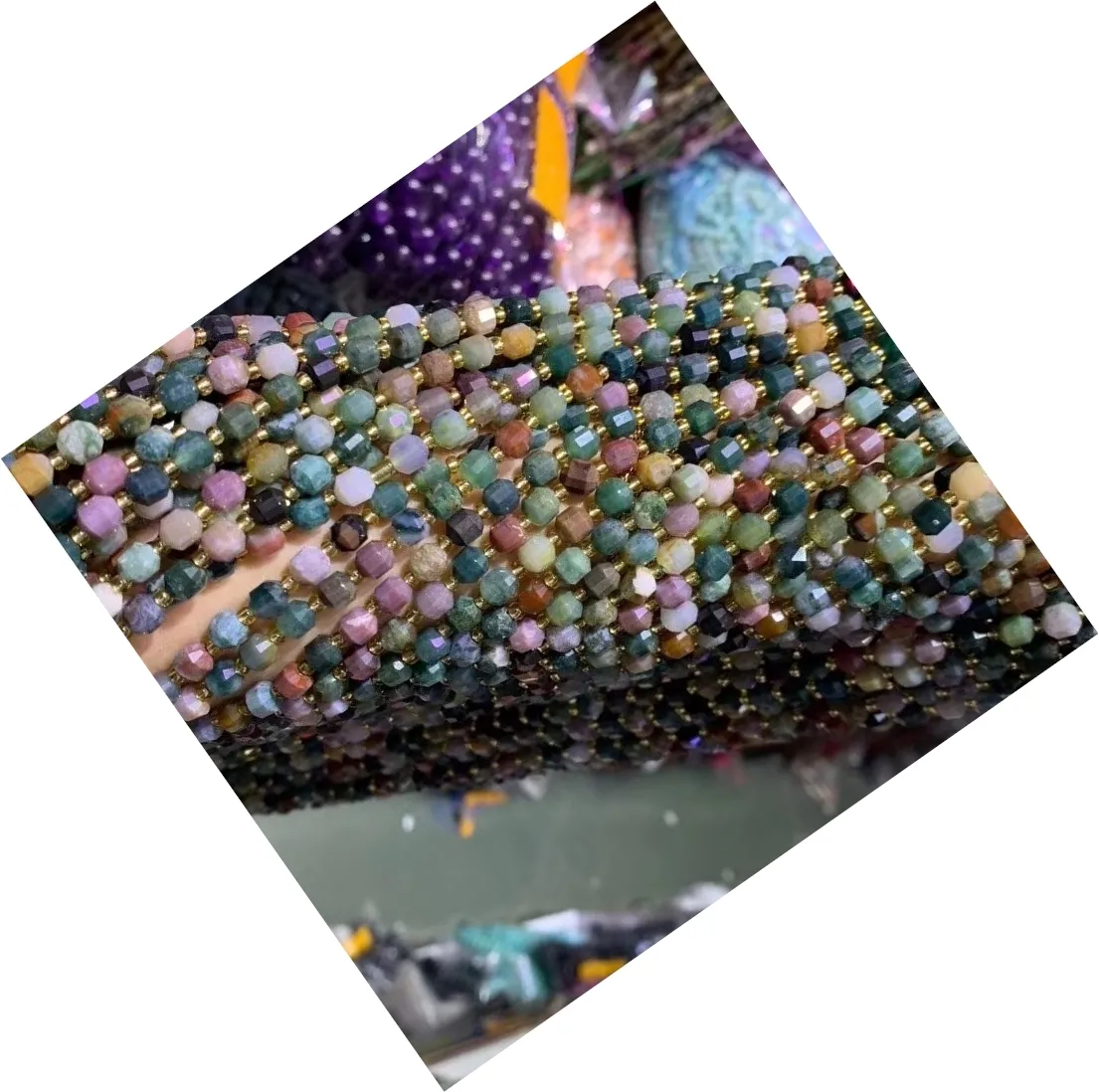 beautiful rough gemstone beads professional supplier for bracelet 3