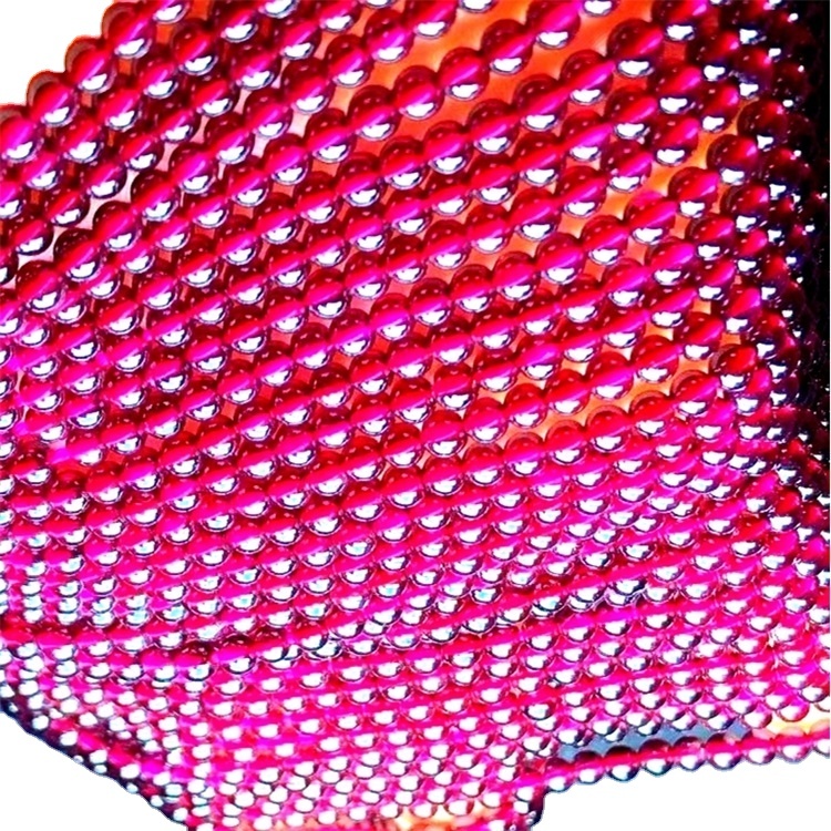 8mm redondo AB Grado suelto rojo oscuro granate natural granos de piedra 33