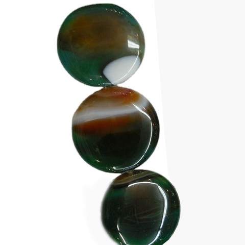 Heildverslun lausa gemstone agate umferð perlur fyrir skartgripi gerð 35