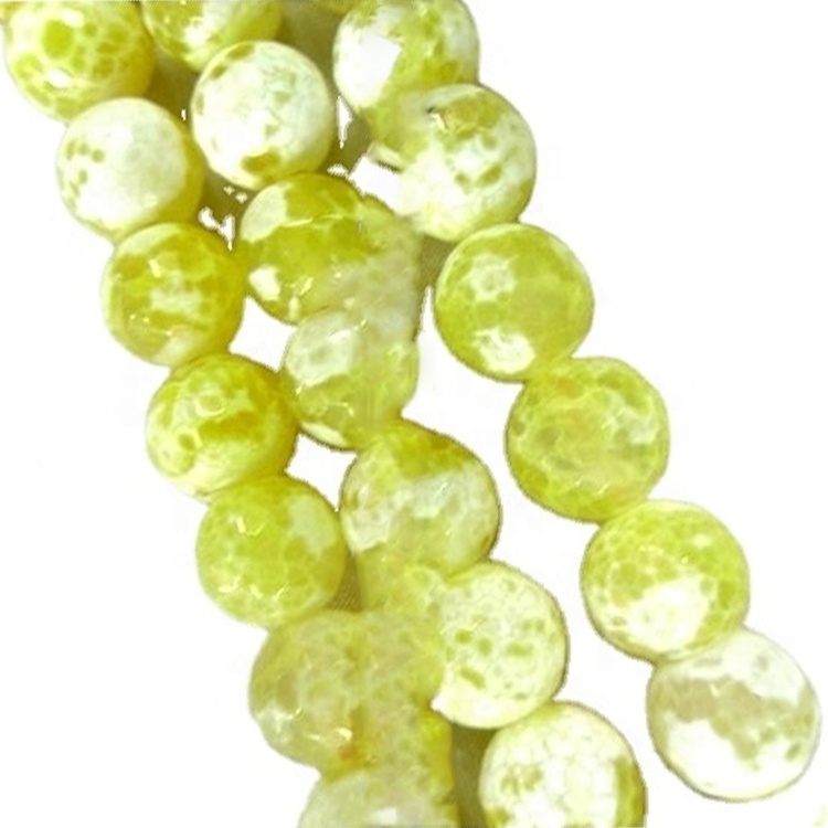 Жалтырак кызгылт көк түстөгү тегерек жана баскычты форма боюнча агат мончокторун 31