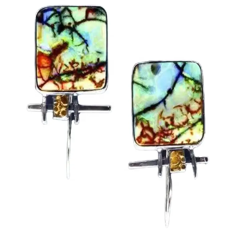 ZH Gems top quality turquoise earrings supply for jewelry supplier 2