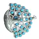 ZH Gems top quality genuine turquoise earrings professional supplier for jewelry industry 1