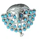 ZH Gems top quality genuine turquoise earrings professional supplier for jewelry industry 2