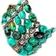 Turquoise Howlite Bangle Healing Turquoise Connector Charm Bangle Jewelry 1