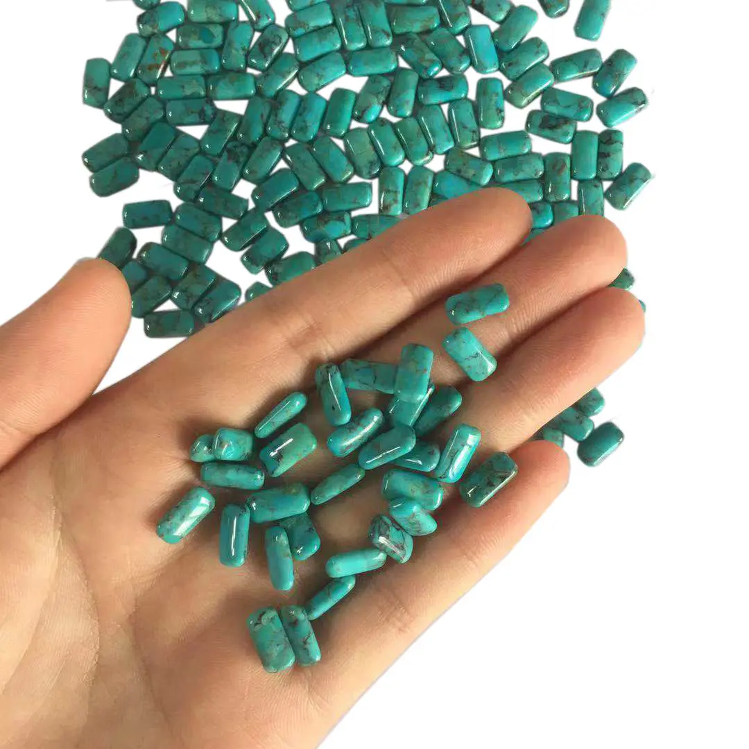 top rated turquoise rectangle beads supplier for jewelry 2