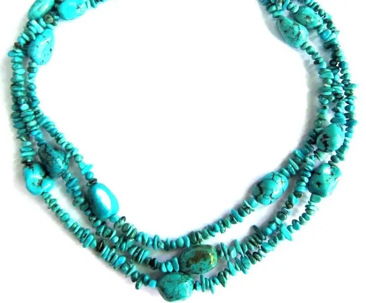 perfect real turquoise necklace professional supplier for jewelry industry 1