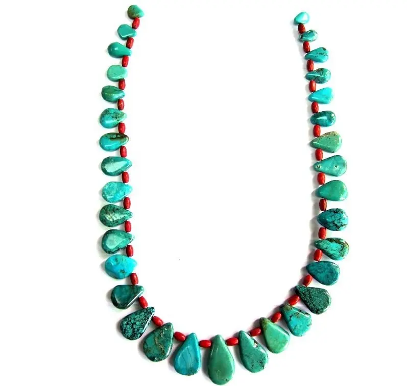 perfect real turquoise necklace professional supplier for jewelry industry 3