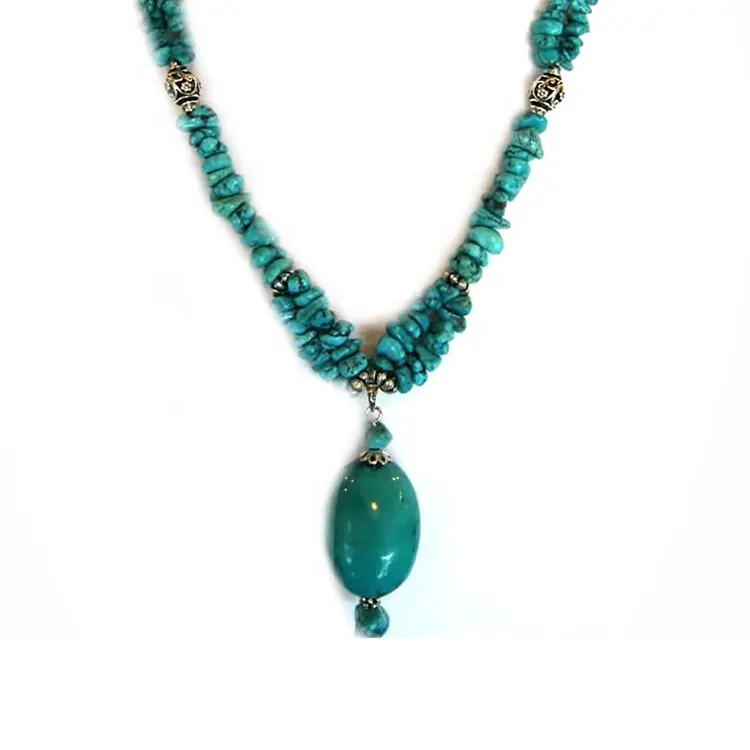 ZH Gems real turquoise necklace reliable supplier for jewelry store 1