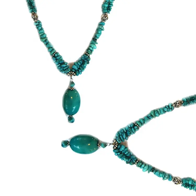 ZH Gems real turquoise necklace reliable supplier for jewelry store 2