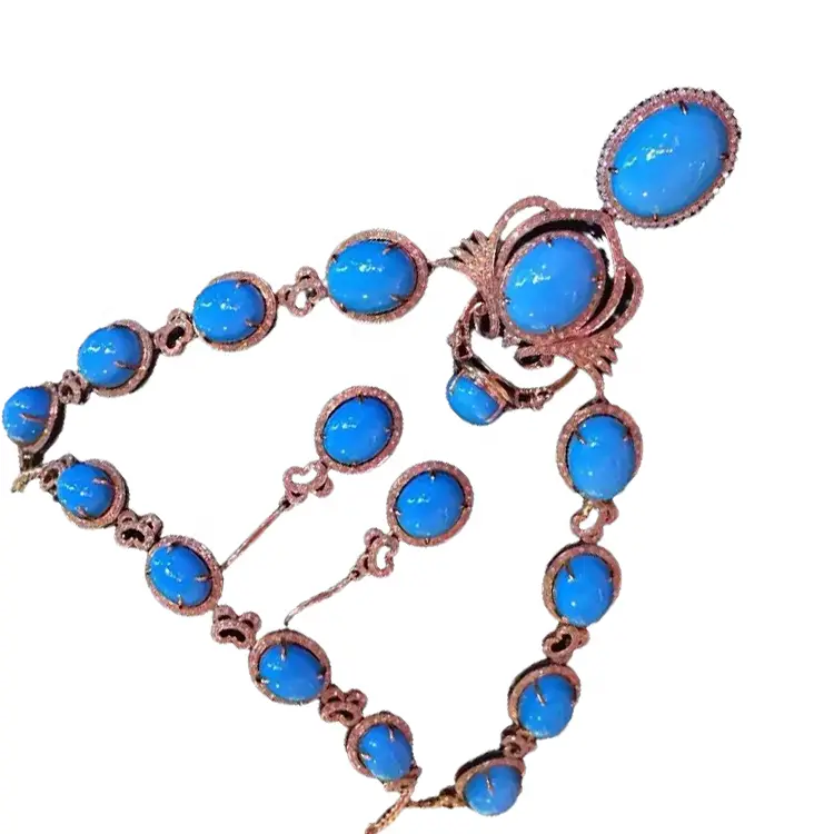 excellent genuine turquoise necklace supplier for jewelry store 3