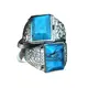 ZH Gems excellent turquoise rings business for jewelry store 3