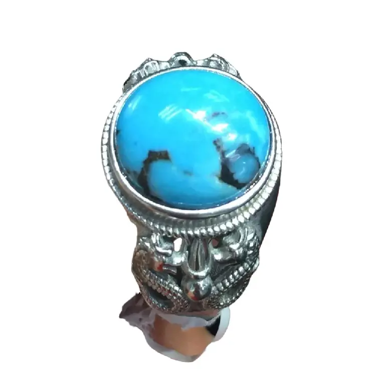 ZH Gems top rated real turquoise rings business for jewelry industry 1