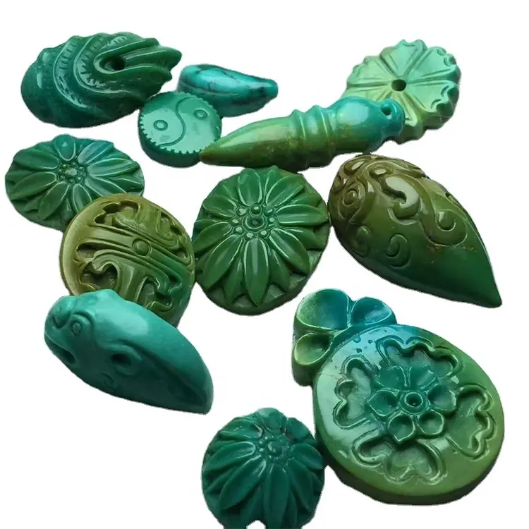 ZH Gems turquoise stone supply for decoration 3