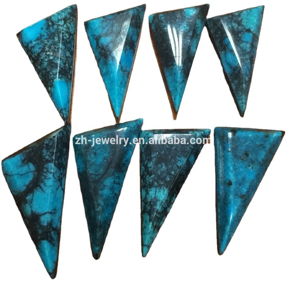 perfect turquoise triangle reliable supplier for jewellery making 2