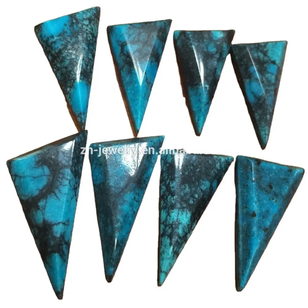 perfect turquoise triangle reliable supplier for jewellery making 3
