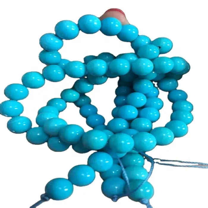 top quality turquoise round beads supplier for bracelet 2