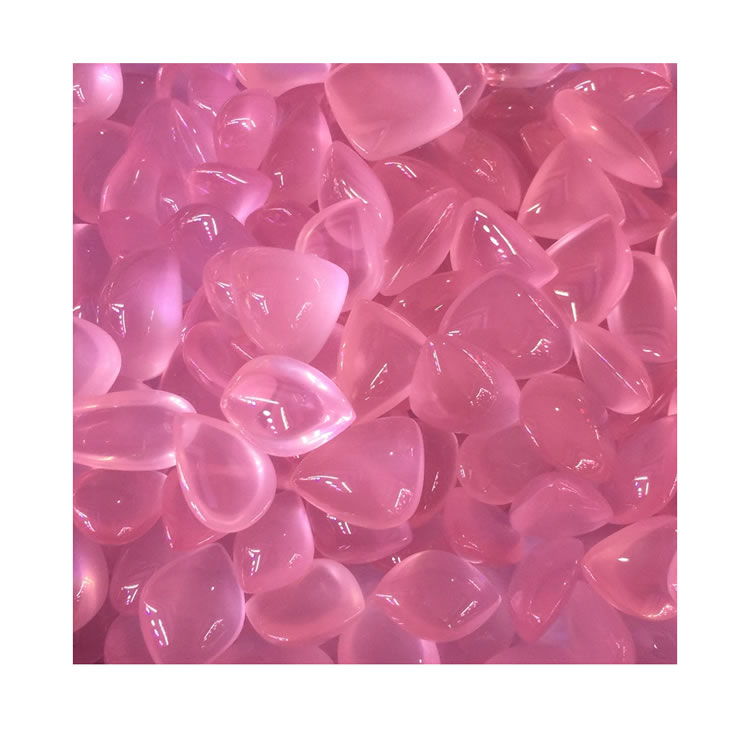 مڊگاسڪر گلاب کوارٽز ڪيبوچن مختلف سائيز ۽ شڪل ٺاهيل آهي 30